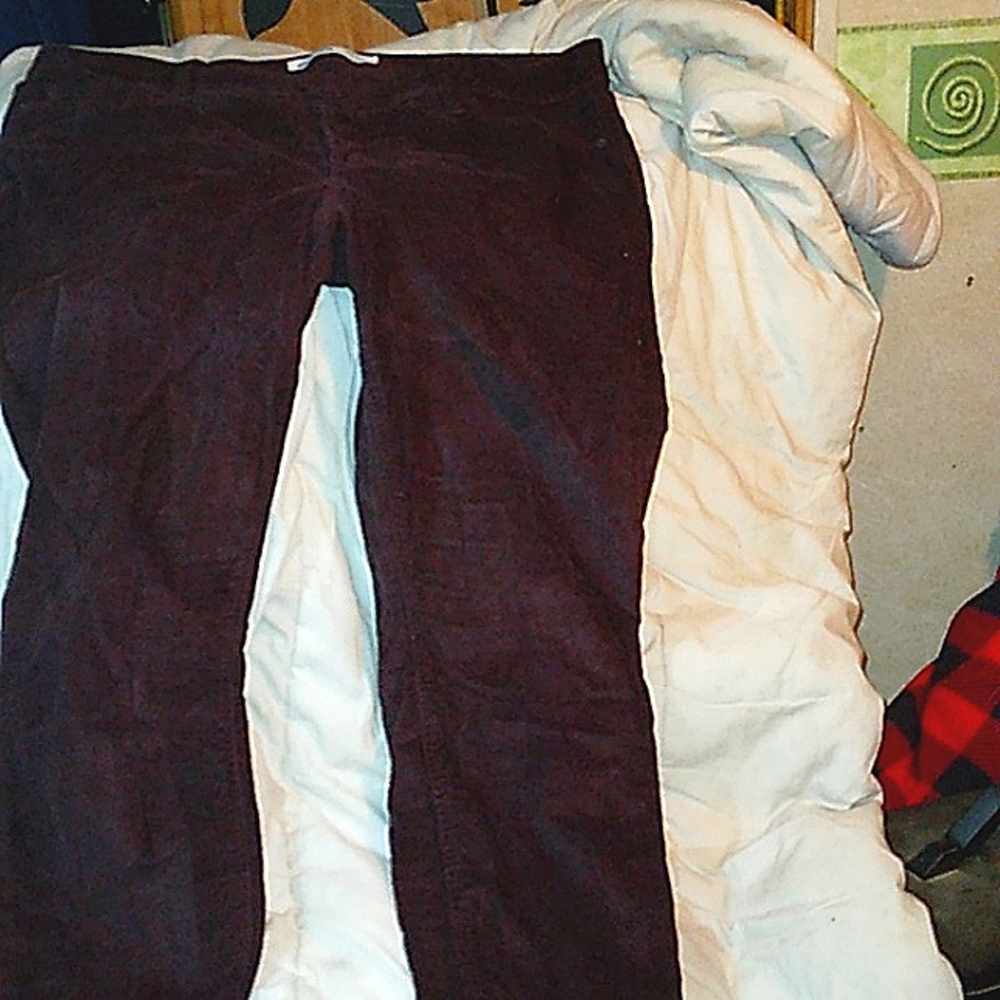 Size 16 women's brown corduroy pants, old navy